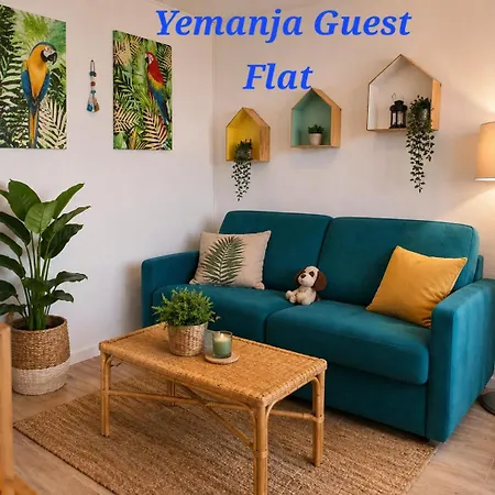 アパート Yemanja Guest Flat- Vue &salin, Piscine, Climatisation グリュイッサン